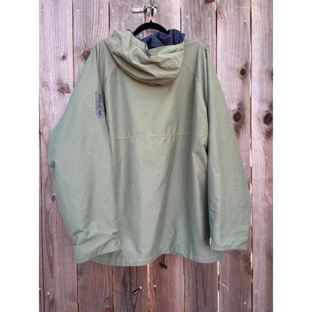 Vintage Columbia Convert Sportswear Jacket Mens Large Olive Green Hooded Jacket - Picture 2 of 6